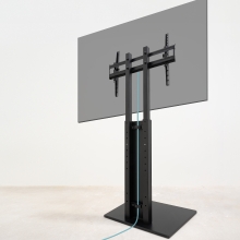 Soporte de suelo "Mirror" Tooq FS2288M-B para Pantallas de 32" a 85"