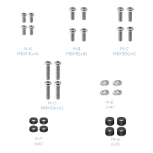 Soporte de suelo "Mirror" Tooq FS2288M-B para Pantallas de 32" a 85"