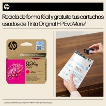 Cartucho original HP 924e magenta