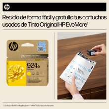 Cartucho original HP 924e amarillo
