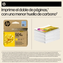 Cartucho original HP 924e amarillo