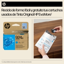 Cartucho Original HP 924e cian