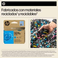 Cartucho Original HP 924e cian