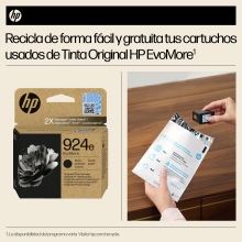Cartucho original HP 924e negro