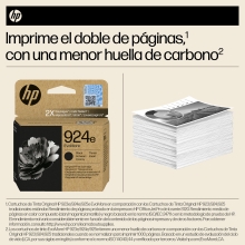 Cartucho original HP 924e negro