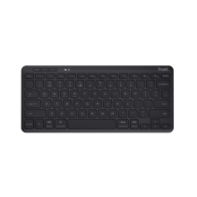 Teclado inalámbrico Trust Lyra compacto y multidispositivo negro