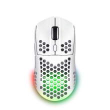 Ratón Inalámbrico Trust Gxt 929w Helox Ultraligero, Iluminación led con respiración blanco