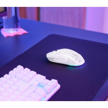 Ratón Inalámbrico Trust Gxt 929w Helox Ultraligero, Iluminación led con respiración blanco