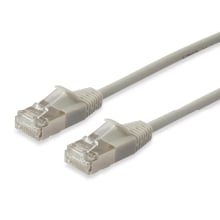 Cable de red Equip S/FTP Cat6A 0.25m slim LS0H beige