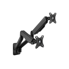 Soporte de pared Equip 650138 17" a 32" con 2 brazos de gas negro