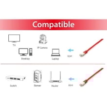 Cable de red Equip S/FTP Cat6A 2m LS0H rojo