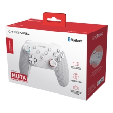 Gamepad Trust Gxt1246 Muta Para Nintendo Switch Con Controles De Mov. y respuesta de vibración blanco