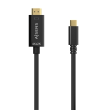Cable AISENS USB Tipo C Macho a HDMI Macho 4K30Hz, 0.8m