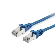 Cable de red Equip S/FTP Cat6A 0.15m LS0H azul