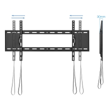 Soporte de pared Fijo Tooq Lp1090f-b Pantalla 43-90" Negro
