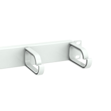 Panel Organizador De Cables 1u Para Armario Rack 10" Color Gris Claro (ral 7035)