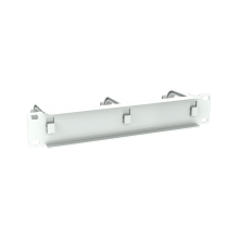 Panel Organizador De Cables 1u Para Armario Rack 10" Color Gris Claro (ral 7035)