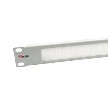 Panel Pasacables Con Cepillo Armario Rack 10" Color Gris Claro (ral 7035)