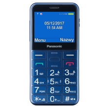 Seniorphone Panasonic KX-TU155EXCN con base azul