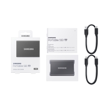 Disco externo SSD Samsung T7 2TB NVMe 3.2 gris