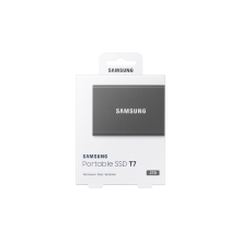 Disco externo SSD Samsung T7 2TB NVMe 3.2 gris