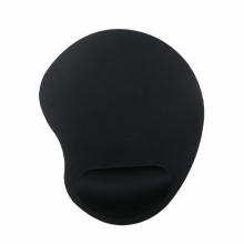 Alfombrilla Gembird para ratón con soporte suave para la muñeca negro