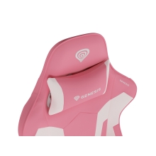 Silla gaming Genesis Nitro 710 gaslift 4 150kg rosa-blanco