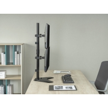 Soporte de mesa Equip 650128 13" a 32" con peana para 2 pantallas