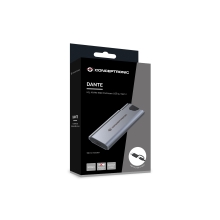 Caja externa Conceptronic Dante SSD M.2 NVMe USB-C / USB-A