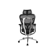 Silla De Oficina Ergonomica Equip 651051 Premium Color Negro Tapiceria Malla 5 Posiciones