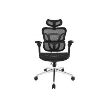 Silla De Oficina Ergonomica Equip 651051 Premium Color Negro Tapiceria Malla 5 Posiciones