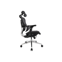 Silla De Oficina Ergonomica Equip 651051 Premium Color Negro Tapiceria Malla 5 Posiciones