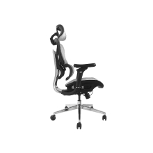 Silla De Oficina Ergonomica Equip 651050 Premium tapiceria Malla 5 Posiciones gris