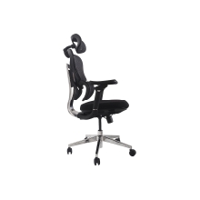 Silla De Oficina Ergonomica Equip 651050 Premium tapiceria Malla 5 Posiciones negro