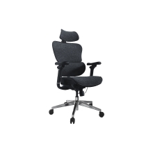Silla De Oficina Ergonomica Equip 651050 Premium tapiceria Malla 5 Posiciones negro azulado