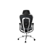 Silla De Oficina Ergonomica Equip 651050 Premium tapiceria Malla 5 Posiciones negro azulado