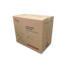 Silla De Oficina Ergonomica Equip 651050 Premium tapiceria Malla 5 Posiciones negro azulado