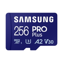 Memoria microSD Samsung Pro Plus 256GB V30 + adaptador