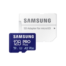 Memoria microSD Samsung Pro Plus 128GB V30 + adaptador