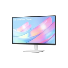 Monitor LG 27US500-W 27" UHD 4K DP HDMI blanco y negro