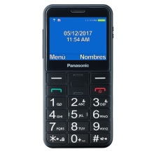 Seniorphone Panasonic KX-TU155EXBN con base negro