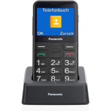 Seniorphone Panasonic KX-TU155EXBN con base negro