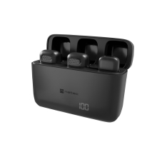2 Micrófonos inalámbricos para smartphone Natec Hopper Lavalier Wireless USB-C