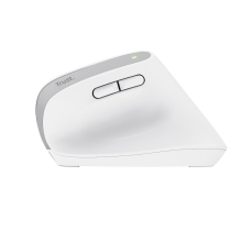 Ratón inalámbrico Trust Ergo Bayo II+ ergonómico vertical carga USB-C blanco