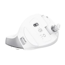 Ratón inalámbrico Trust Ergo Bayo II+ ergonómico vertical carga USB-C blanco