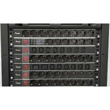 Regleta Alimentacion Aluminio Rack 19" 1u 8 Tomas Tipo Shucko Euro Cable 3m Aluminio