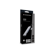 Docking Usb-c 7-in-1 Conceptronic Donn28g 1xHDMI 4k 2xUSB-A 3.0 2xUSB-C Pd 100W 1xSD 1xMICROSD