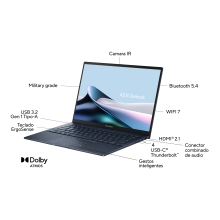 ASUS Zenbook UX3405CA-PZ284W Ultra 7 255H 14" Oled táctil 16GB 1TB W11