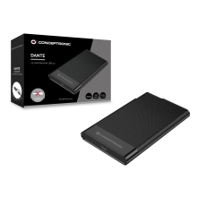 Caja externa Conceptronic DANTE06B 2.5" USB tipo C 3.1 negro