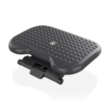 Reposapiés AISENS inclinable y altura ajustable negro